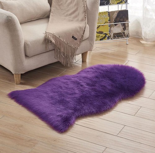 Pelt shape shaggy rug - shape, fluffy