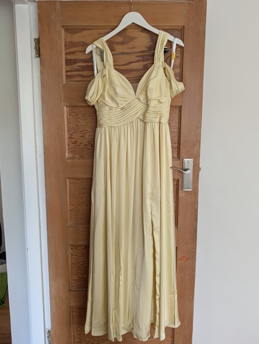 Azazie bridesmaid dress lemon - bridesmaid,