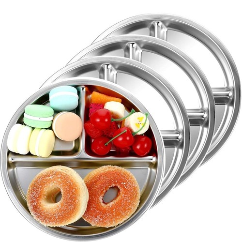 Stainless steel divided - 3, tray
