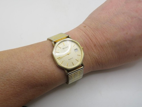 Vintage bulova watch gold - bulova,