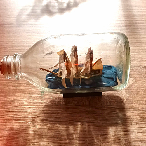 Ship bottle sailboat - ship,