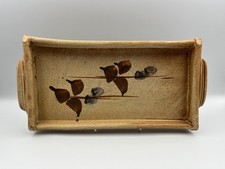 Vintage Pottery Sandwich Tray, 31 cm x 14.5 cm wide.