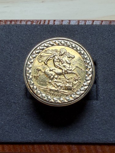 2000 gold half sovereign - half,