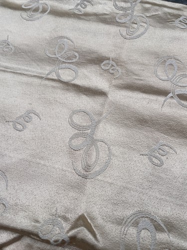 Vintage 1950s satin - 1950s, damask