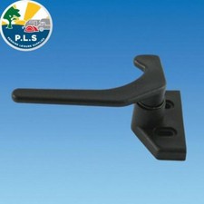 Caravan Motorhome Polyplastic Window Black Lever Latch Lock Catch 2 hole PP4001 