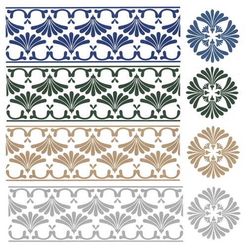 Tile transfers victorian - transfers,