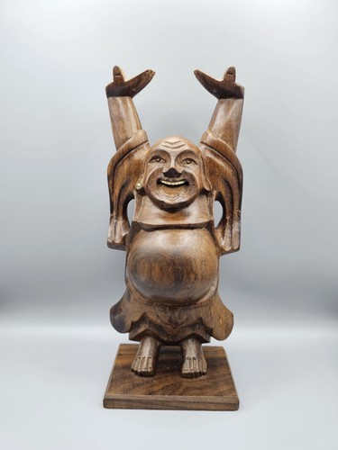 Laughing joyful wooden - laughing,