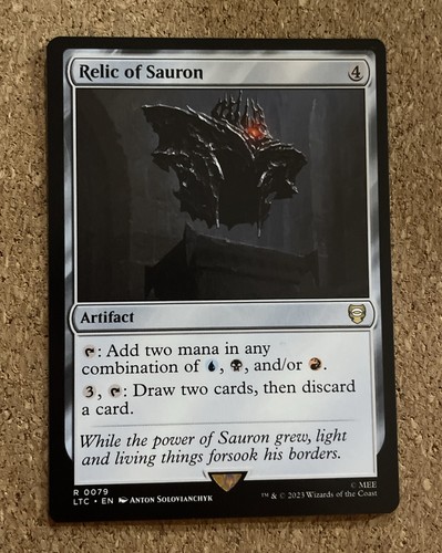 Mtg relic sauron - sauron, lord