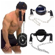 1pc Head Harness Neck Trainer Exercise Builder Muscles Weight Lifting Adjustable