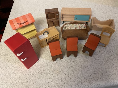 Mixed dolls house furniture - dolls,