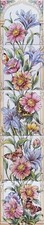 Floral Trellis & Butterflies Artistic Victorian 5 Tiles 15x15 cm Mural Fireplace