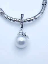 Pearl Dangle Charm Ring Noble