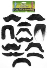 Fancy Dress Moustache Assorted