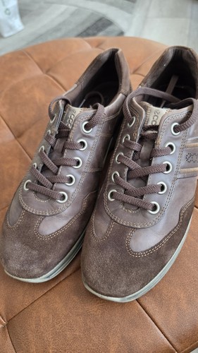 Ecco brown leather - leather, womens