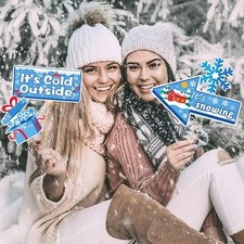 30pc Winter Photo Booth Props