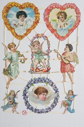Vintage style angel - vintage,