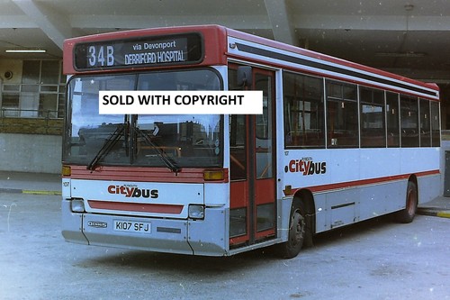 Bus negative 35mm - bus, plymouth