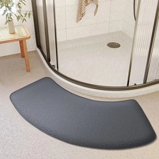 Bath Absorbent Mat Curved Door