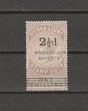 SIERRA LEONE 1897 SG 63 MINT