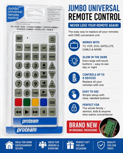 Proteam jumbo universal remote - jumbo,