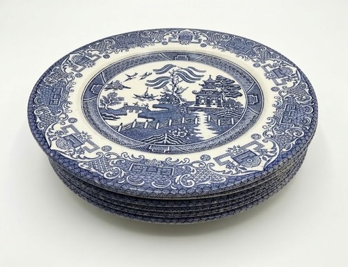 Vintage blue white willow - blue, &