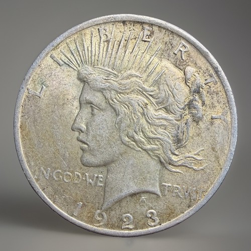1923 peace dollar - dollar, silver