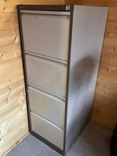 4 drawer metal filing cabinet used