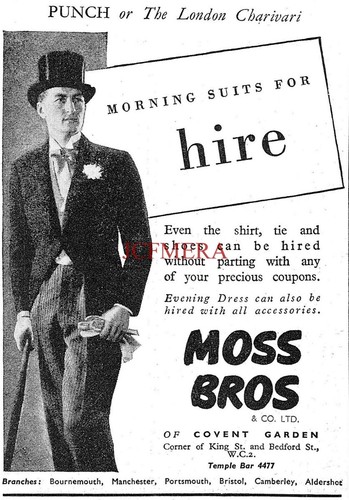 Moss bros tailors morning - tailors,