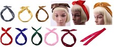 Wire Headband Head Wrap Bendy Wired Soft Velvet Hairband Retro Twist Hair Tie