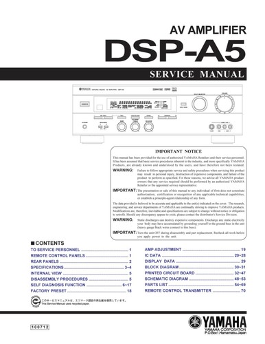 Service manual for yamaha - for,
