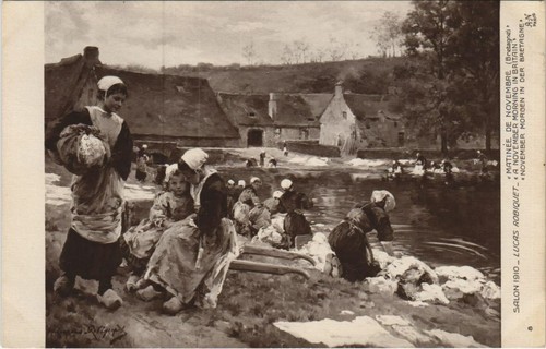 Cpa robiquet matinee de - l.,
