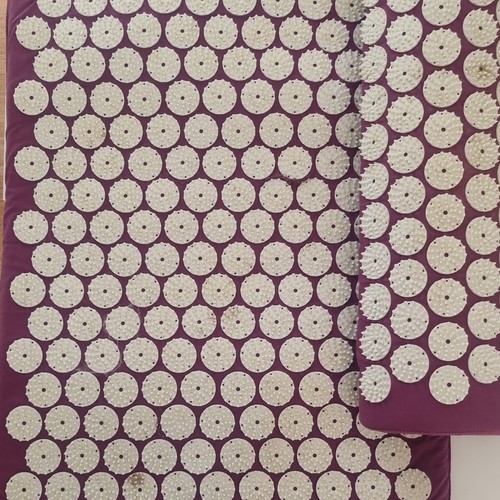 Purple acupressure massage mat - acupressure,