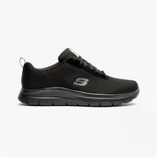 Skechers Work FLEX ADVANTAGE SR-BENDON Mens Workwear Lace-Up  Trainers-Black