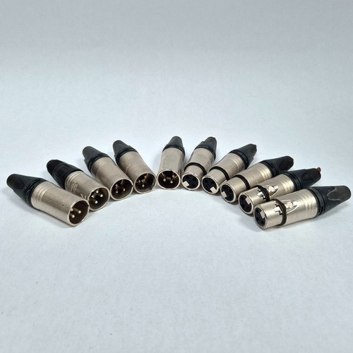 10x neutrik nc3fx nc3mx pole - 10x, 3-pole