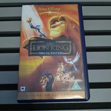 The Lion King Special Edition VHS Video Retro, 