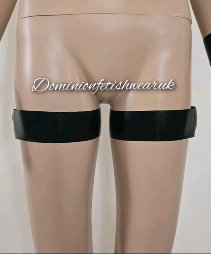 Made latex black thigh - made,