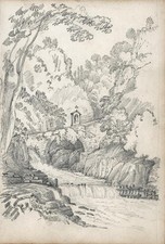 Antique Pencil Drawing -