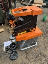 LawnMaster Quiet Garden Shredder - 2800W Electric Drum Shredder, 60L Capacity