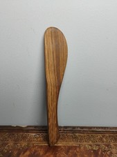 Small Handmade Wooden Hard Wood Butter Spreading Paddle Travel Picnic Tool