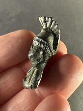 RARE ANCIENT ROMAN BRONZE VOTIVE BUST OF GOD MARS - CIRCA 200-300 AD
