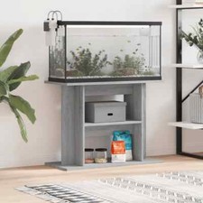 ARKEM Aquarium Stand Grey Sonoma 80x35x60  Engineered Wood,Wooden Aquarium T2Y1