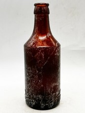 ANTIQUE BROWN GLASS LETCHWORTH
