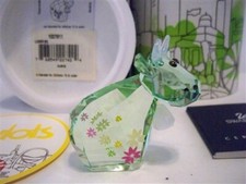 SWAROVSKI LOVLOTS FLOWER MO COW " SIGNED BY ARTIST " 1027911 RETIRED NIB COA
