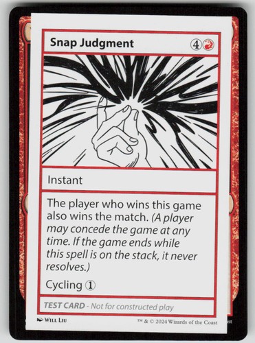 Snap judgment special mystery - special,