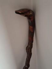 Carved Birds Head Walking Stick