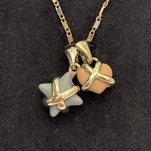 Wedgwood silver tone necklace - silver,