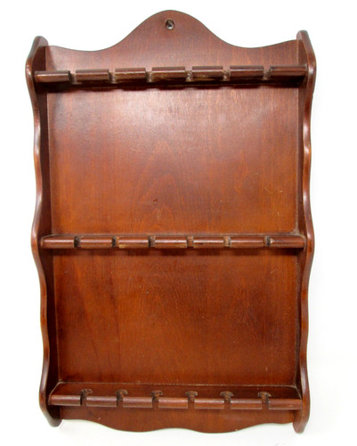 Wood spoon display rack - wood,