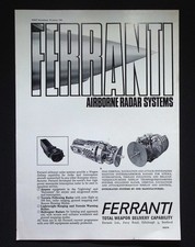 Original 1968 Advert Ferranti