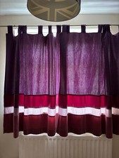 Next Eyelet Curtains 53"x54" / 135x137cm Purple 