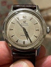 Cyma Vintage Watch Bumper Cal.R420 Running Well Lovely Watch